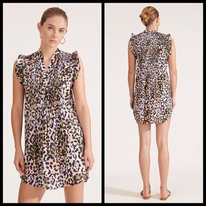 💕VERONICA BEARD💕 Marieta Leopard Cover-Up Dress